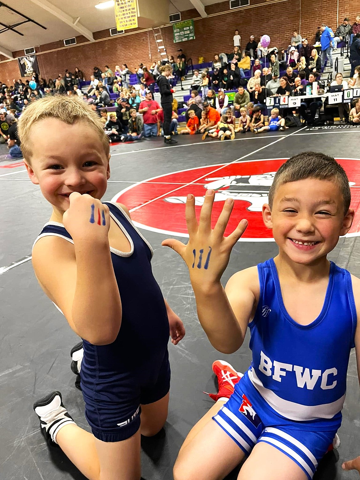 BFWC members compete at the North Idaho Wrestling League Kellogg wrestling tourney.