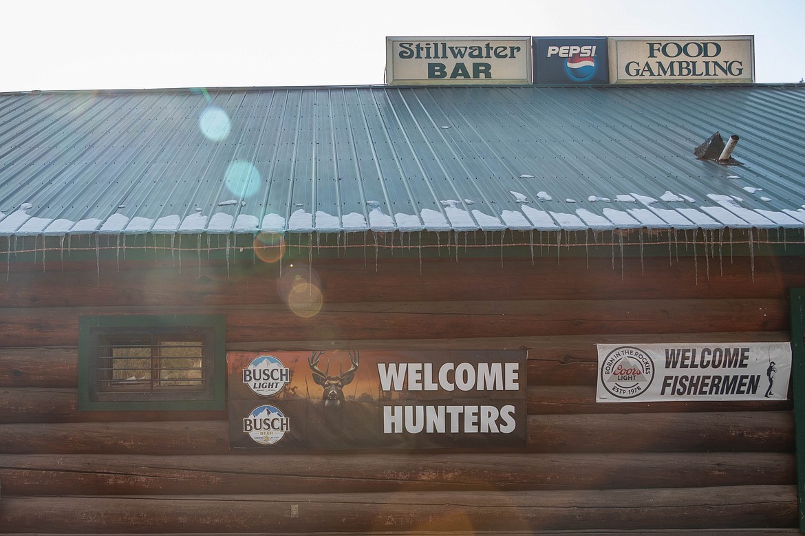 The Stillwater Bar, located on U.S. 93 past Whitefish, welcomes hunters during big game season. (Kate Heston/Daily Inter Lake)