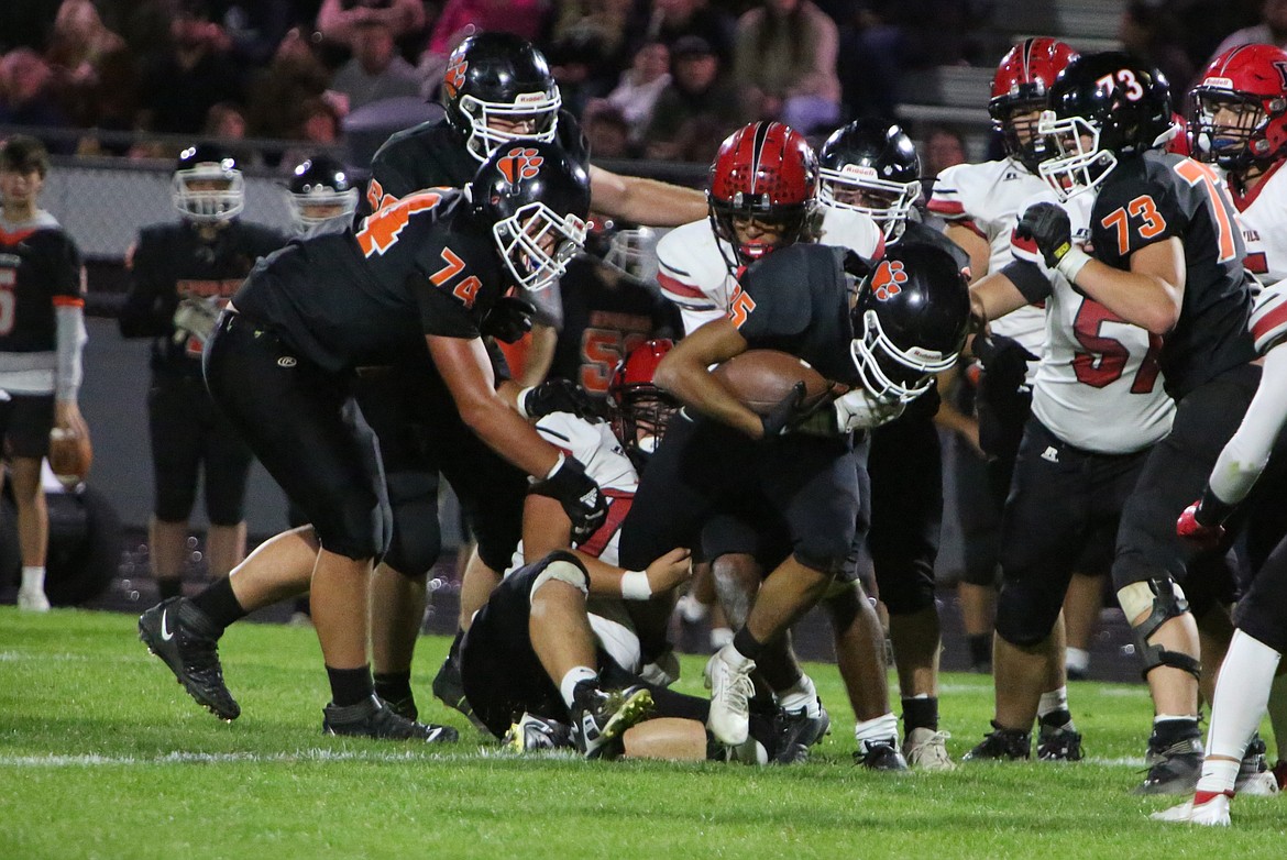 Ephrata won the Central Washington Athletic Conference with Friday night’s 13-0 win over Ellensburg.