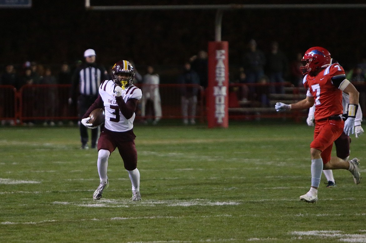 The Moses Lake Mavericks suffered their first loss of the year, losing 35-8 to Eastmont Friday and finishing second place in the Columbia Basin Big 9.