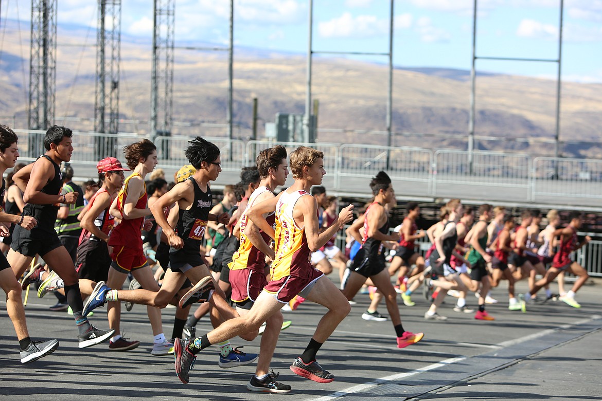 Runners from Ephrata, Moses Lake, Othello, Quincy, Royal and Wahluke travel down to Pasco for the WIAA State Cross Country Championships on Saturday.