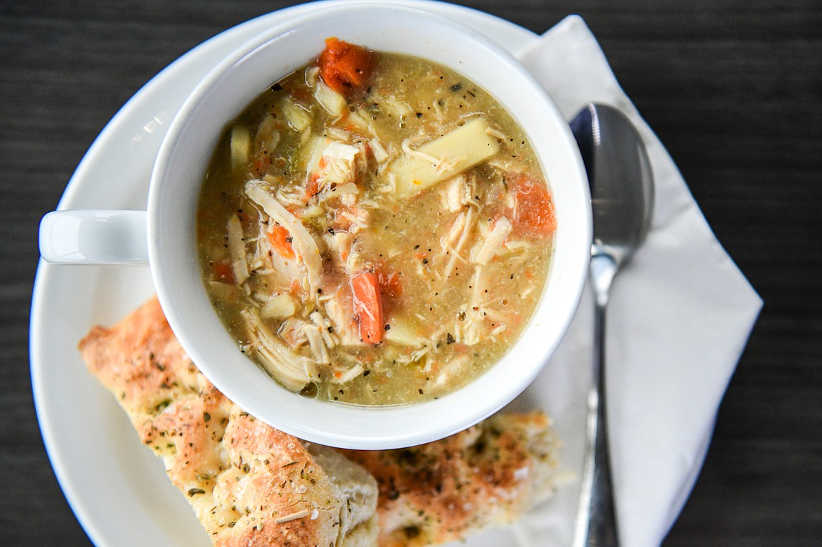 Chicken Noodle Soup + Focaccia Recipe