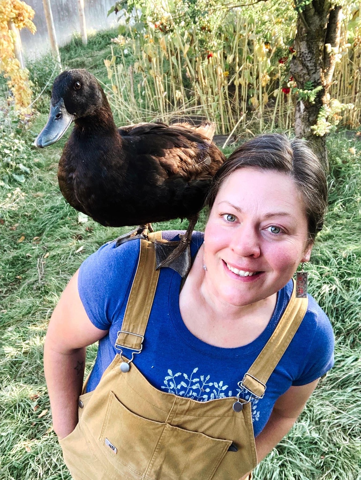 Grace Powell started urban flower farm Cranky Goose Hill Farm three years ago in Lakeside. (Courtesy photo)