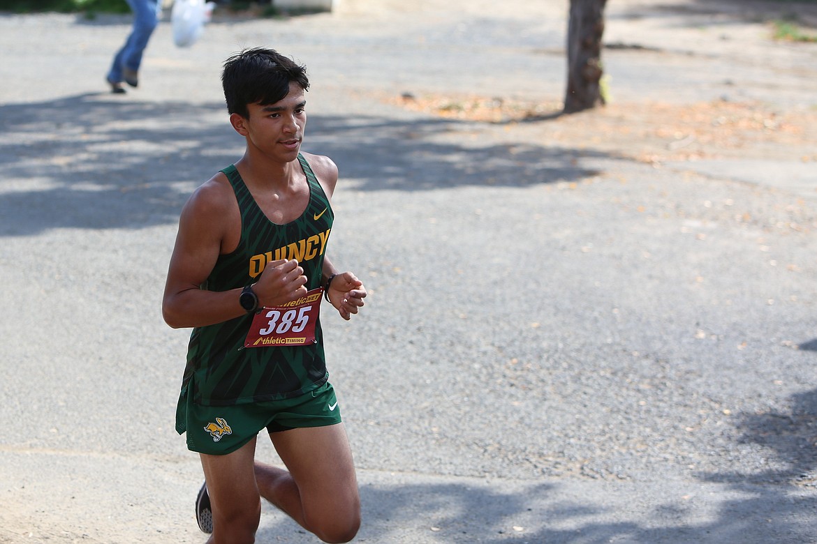 Quincy sophomore Alejandro Birrueta is one of two Jackrabbits heading to the 1A Boys State Cross Country Championships on Saturday.