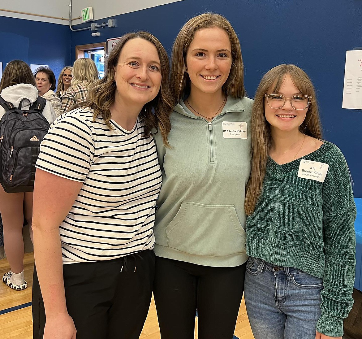 Aurla Palmer, center, is pictured at the Distinguished Young Woman of Idaho program in early October. Palmer was selected as the Distinguished Young Woman of Sandpoint for 2024 in March.