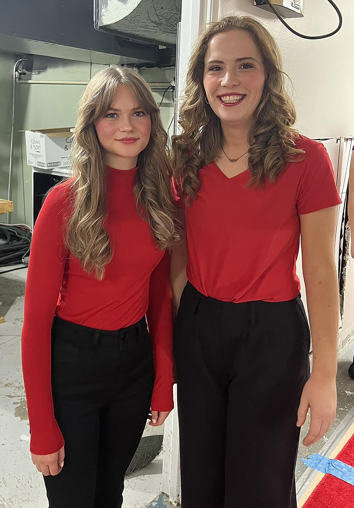 Aurla Palmer, right, is pictured at the Distinguished Young Woman of Idaho program in early October. Palmer was selected as the Distinguished Young Woman of Sandpoint for 2024 in March.