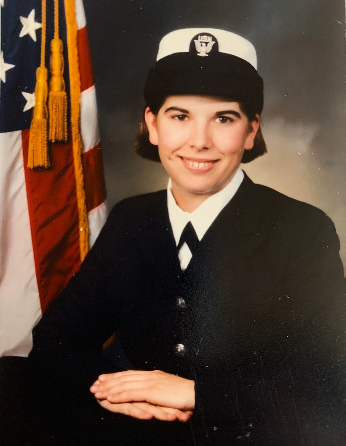 Christina “Chris” Gaffield served in the United States Navy.