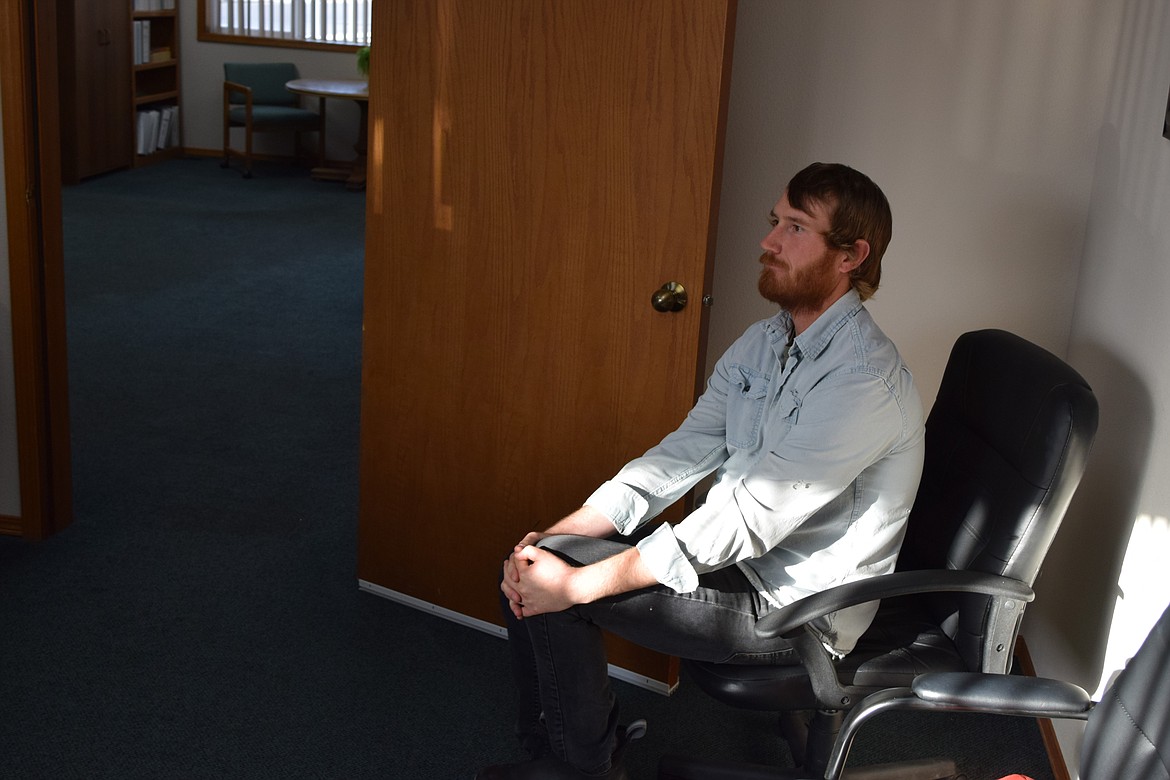 Aircraft broker Kevin Raver gives an informal presentation to the Port of Othello on starting a Fixed-Base Operator at the Othello Municipal Airport to provide fueling and maintenance services for aircraft.