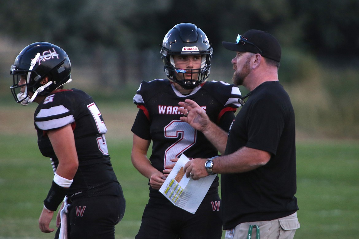 ACH Head Coach Brandon Walsh, right, said the Warriors are playing well at the right time, as they enter the postseason for the seventh-straight season.