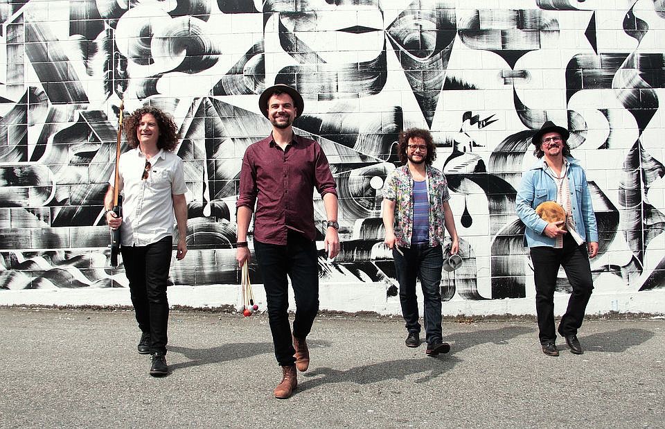 Robin Layne and the Rhythm Makers blur the lines between jazz and folk, carving out new territory for the marimba at the forefront of their sonic landscape. The quartet performs Nov. 10 at the Ronan Performing Arts Center as part of the Mission Valley Live series.