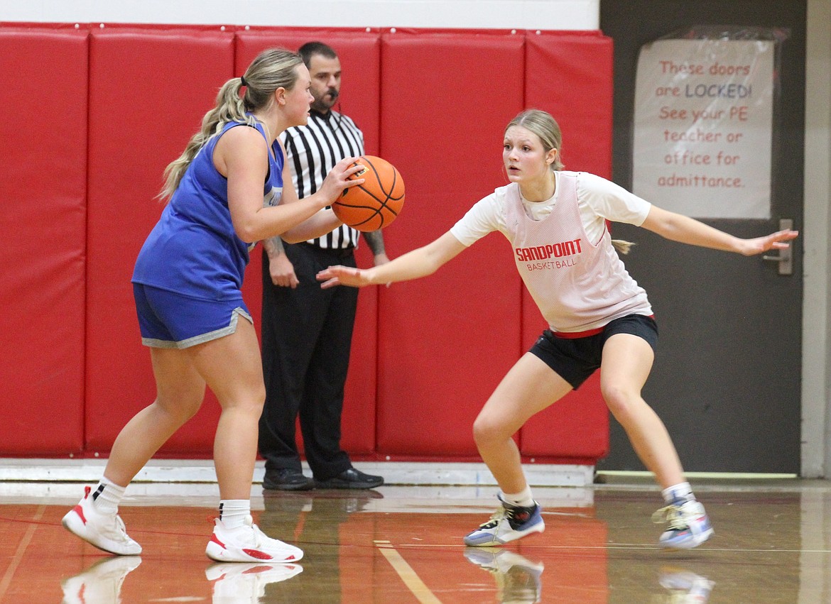 Photos: Sandpoint Girls Basketball Battles Post Falls, Cda In Pre 