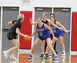 Coeur d'Alene, Post Falls girls in jamboree at Sandpoint
