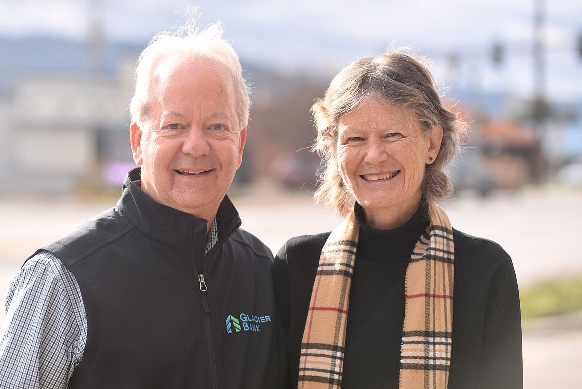 Joe and Colleen Unterreiner are recipients of the 2023 Kalispell Chamber of Commerce Flathead Legacy award. (Matt Baldwin/Daily Inter Lake)