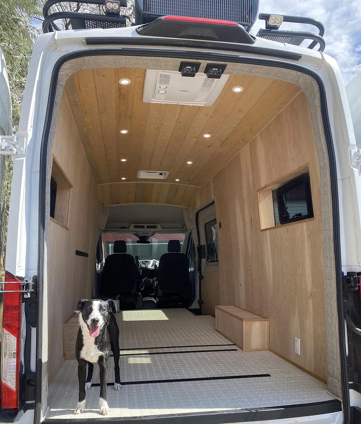 A custom van created by Hertel Vans.