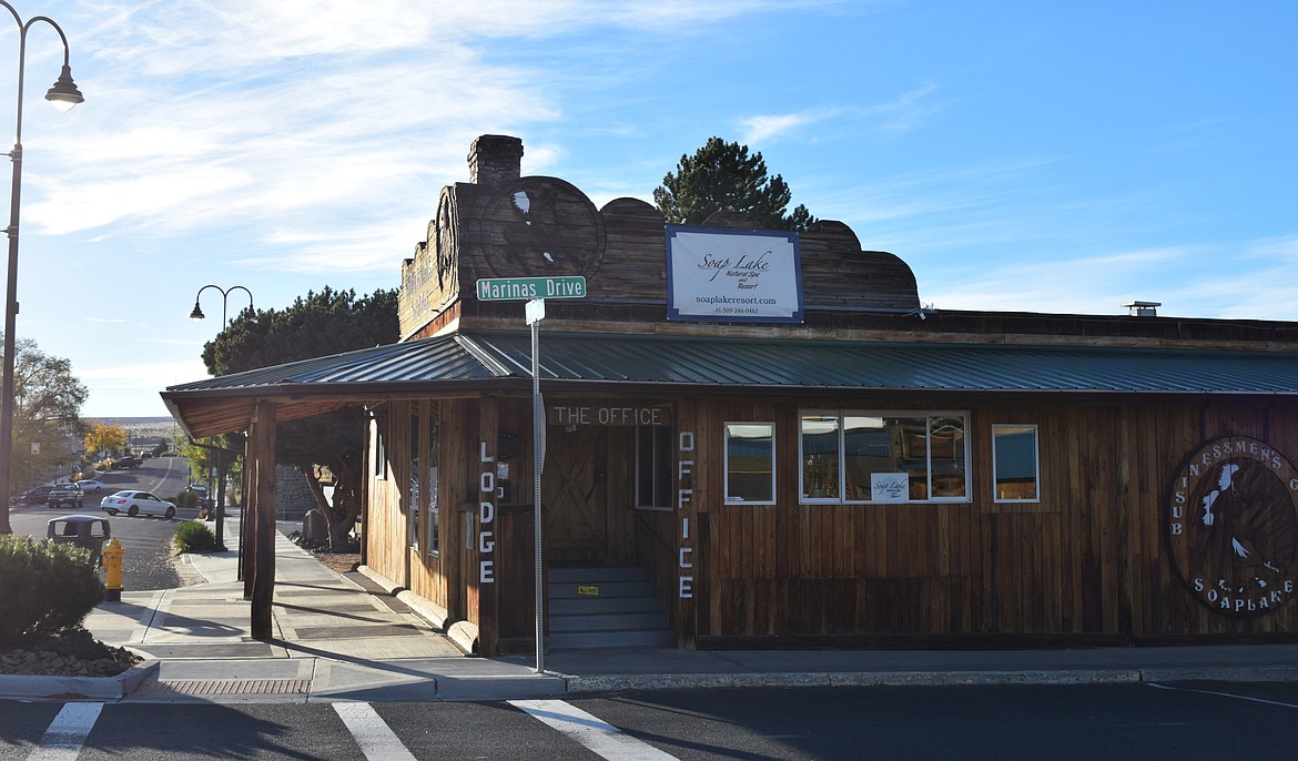 The front of the Soap Lake Natural Spa and Resort lobby. Melinda Henry, the resort’s general manager, said there are a few different lodges and buildings, some dating back to the late 1800s, that have been formed together over time to create what is now the Natural Spa and Resort.