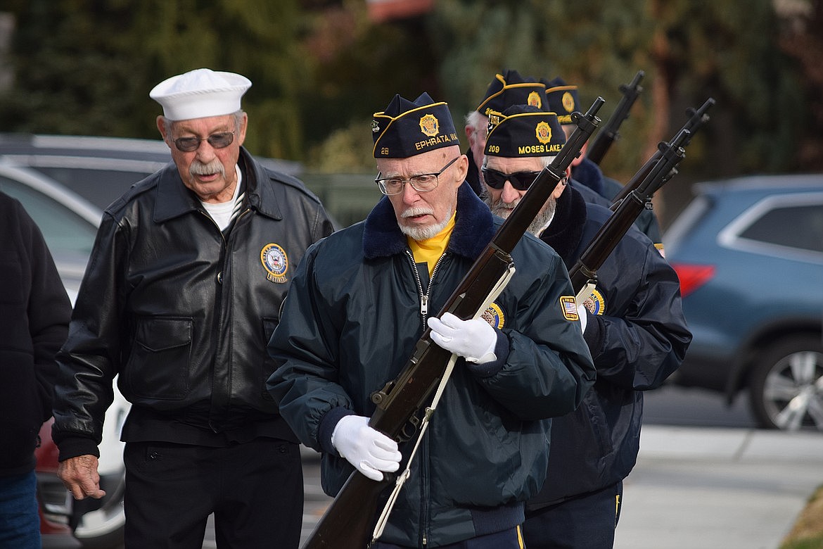 Veterans participate in the 2022 Ephrata Veterans Day Parade. This year's parade will be its 26th year.