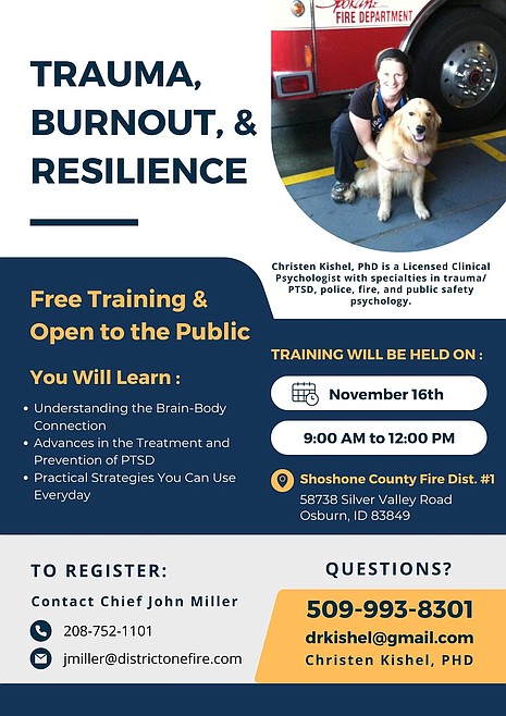 Trauma and resilience training offered in Silver Valley | Coeur d'Alene ...