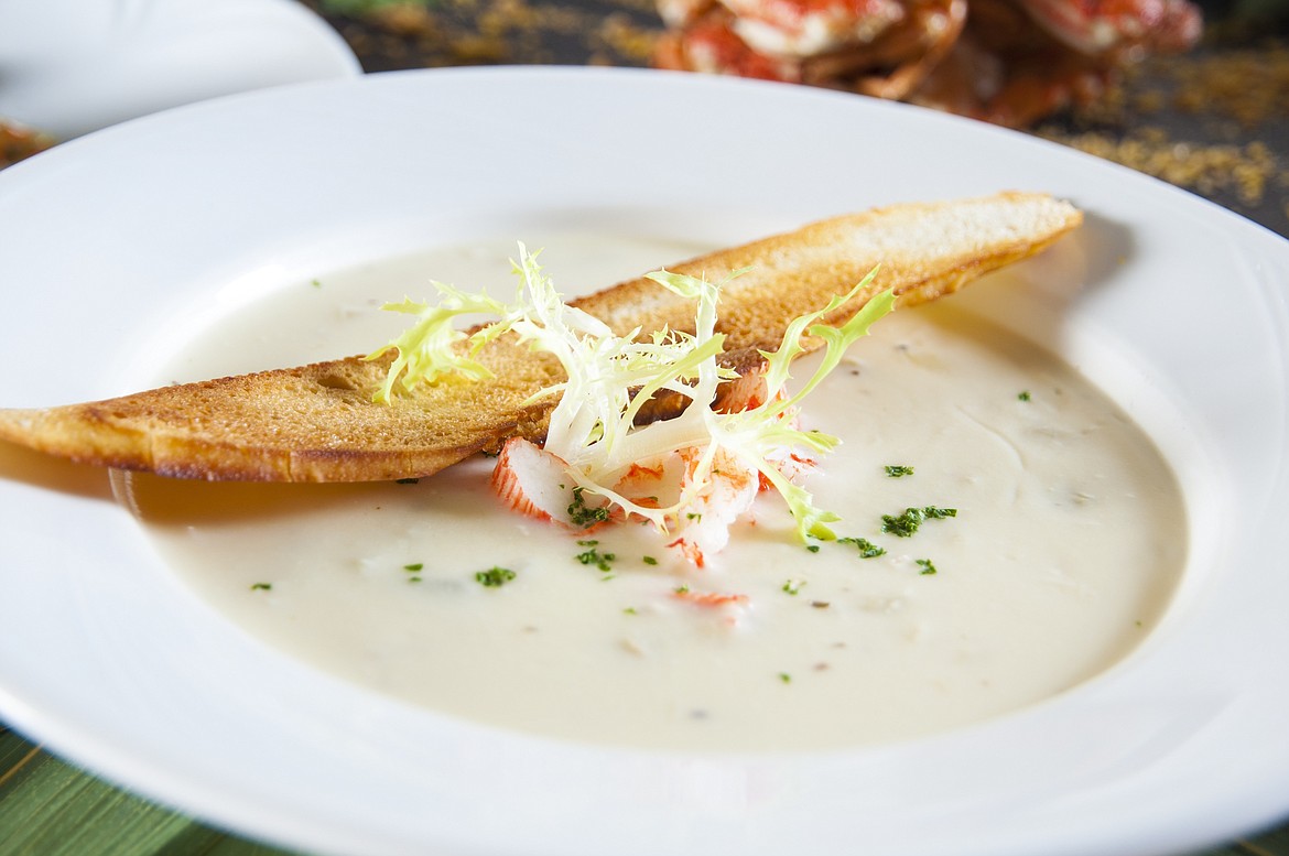 Crab bisque makes a delicious part of a fall or winter meal.