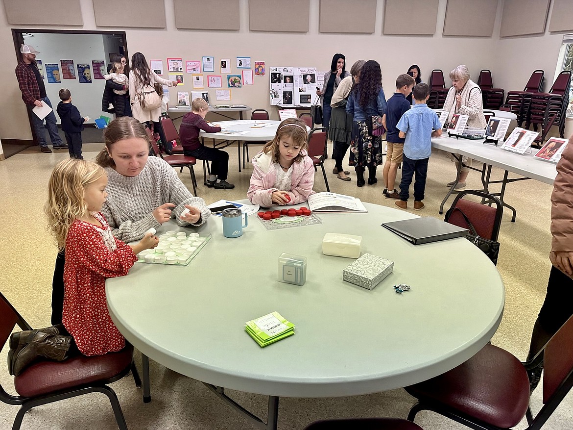 Music students participate in activities at the eighth annual Moses Lake-Central Basin Chapter of Washington State Music Teachers Association Music Festival Nov. 4 at Immanuel Lutheran Church. A total of 42 students took part.