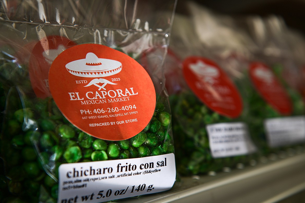 Chicharo Frito Con Sal at El Caporal Mexican Market in Kalispell on Tuesday, Nov. 14. (Casey Kreider/Daily Inter Lake)