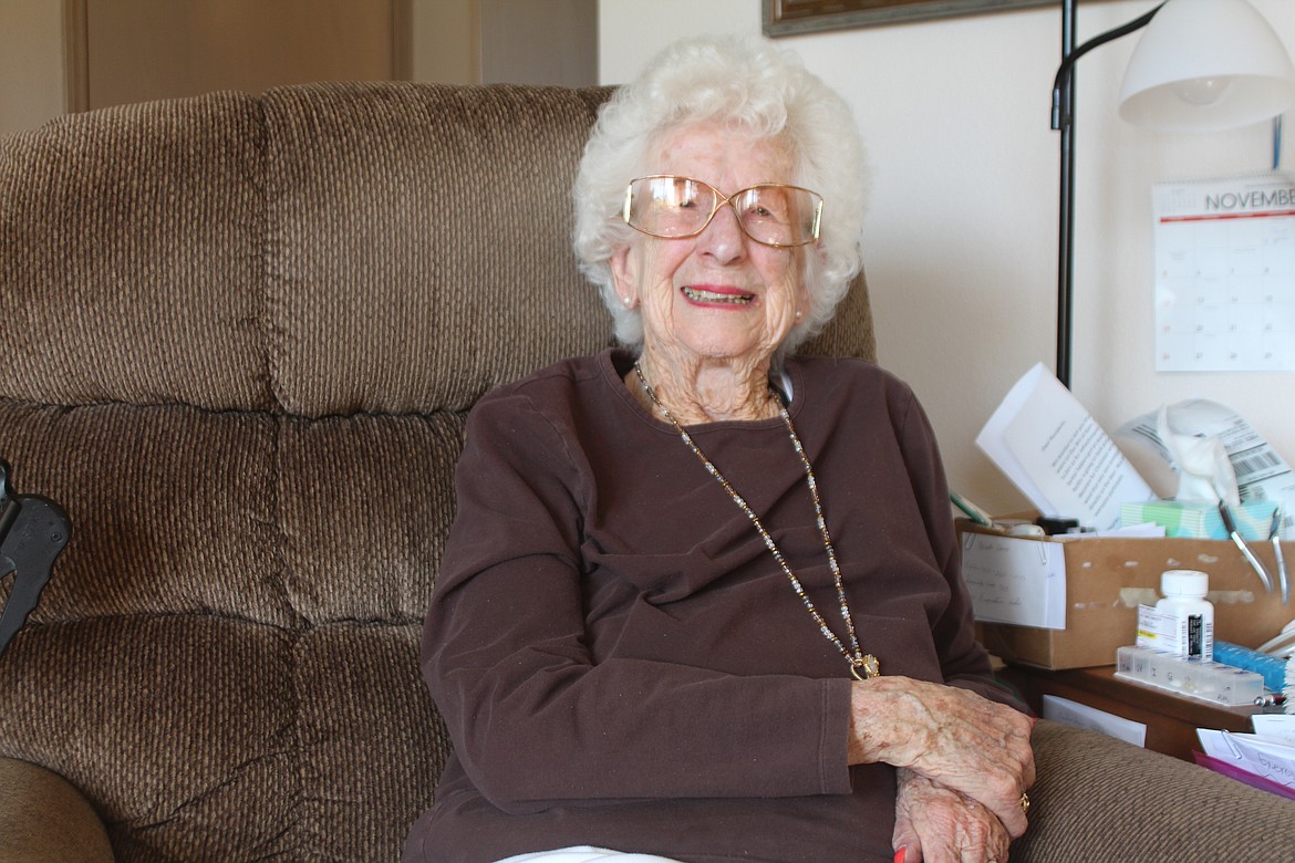 Eleanor Sorter said she finds it hard to believe she’s 100 years of age. She’s been on many adventures in her life, including clam digging, though she’s not sure she was much good at it.