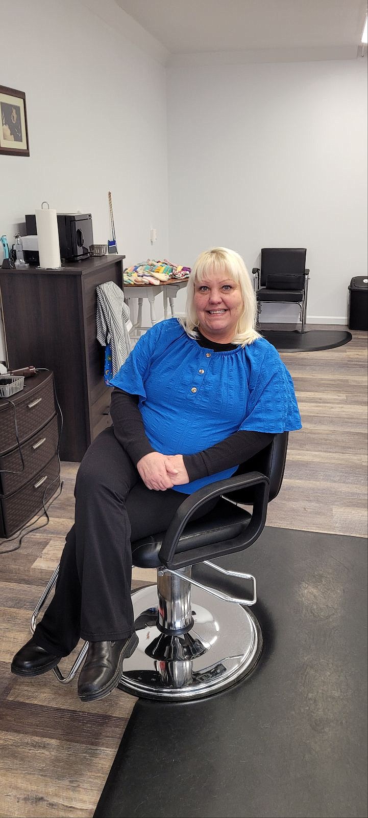 Cheryl Scott has been cutting hair for more than two decades and recently opened up the Basin Street Barbershop in Ephrata.