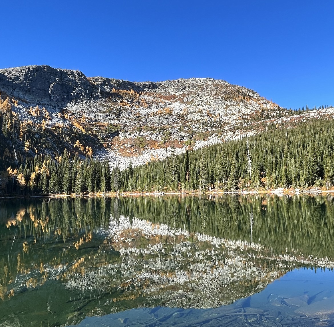 Lisa Brooks shared this Best Shot of Roman Nose Lake, taken on Oct. 6. If you have a photo that you took that you would like to see run as a Best Shot or I Took The Bee send it to the Bonner County Daily Bee, P.O. Box 159, Sandpoint, Idaho, 83864; or drop them off at 310 Church St., Sandpoint. You may also email your pictures to the Bonner County Daily Bee along with your name, caption information, hometown, and phone number to news@bonnercountydailybee.com.