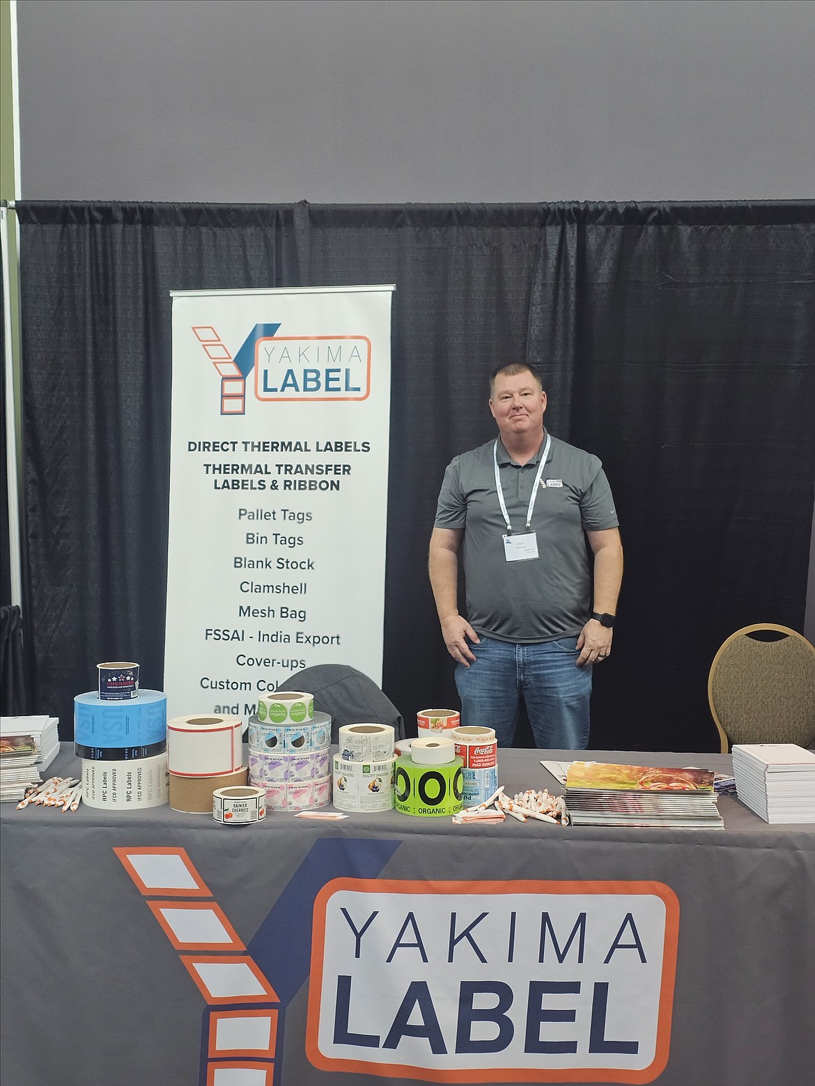 The folks at Yakima Label were at the conference to discuss labeling solutions with agriculture professionals.