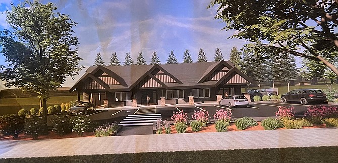 Rendering of the Marcus Anderson building under construction at 8182 N. Wayne Drive in Hayden.