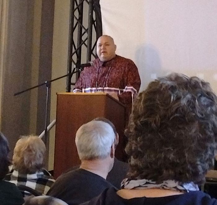 Gary Aitken Jr.,Kootenai Tribe of Idaho vice chairman, shared about his experiences at United Against Hate.