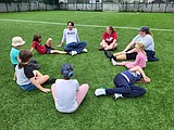 CWU students travel to Ireland to teach inner-city girls physical literacy