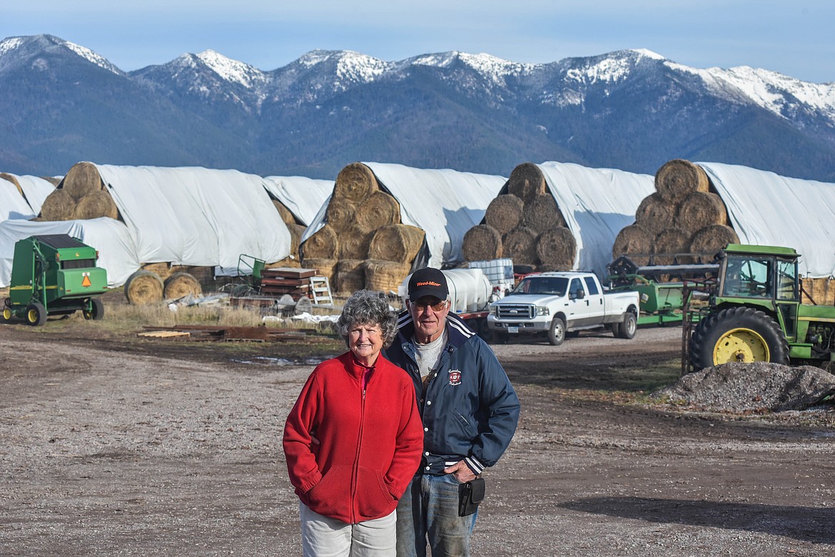 Vicky and Myron Mast, local farmers in Creston, recently placed their land under a conservation easement. (Kate Heston/Daily Inter Lake)