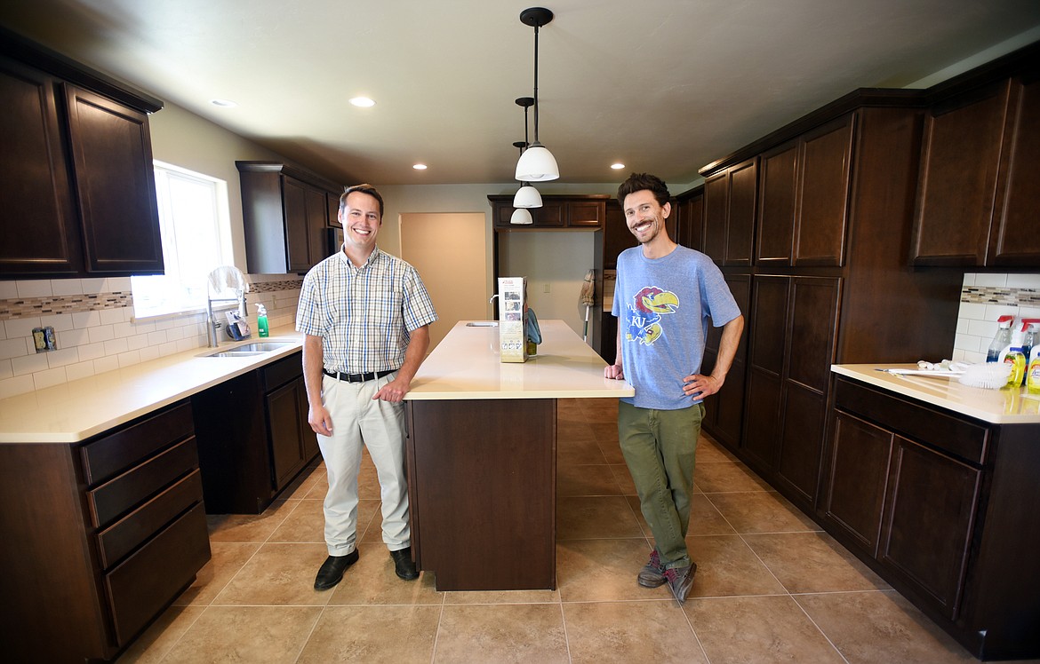 Jerramy Dear-Ruel, former executive director of the Sparrow's Nest of Northwest Montana, left, and former AmeriCorps VISTA member Jamie Pollard are pictured in the nonprofit's Kalispell house for unaccompanied, homeless high school students, which was new at the time this Monday, July 30, 2018 file photo was taken.(Brenda Ahearn/Daily Inter Lake)