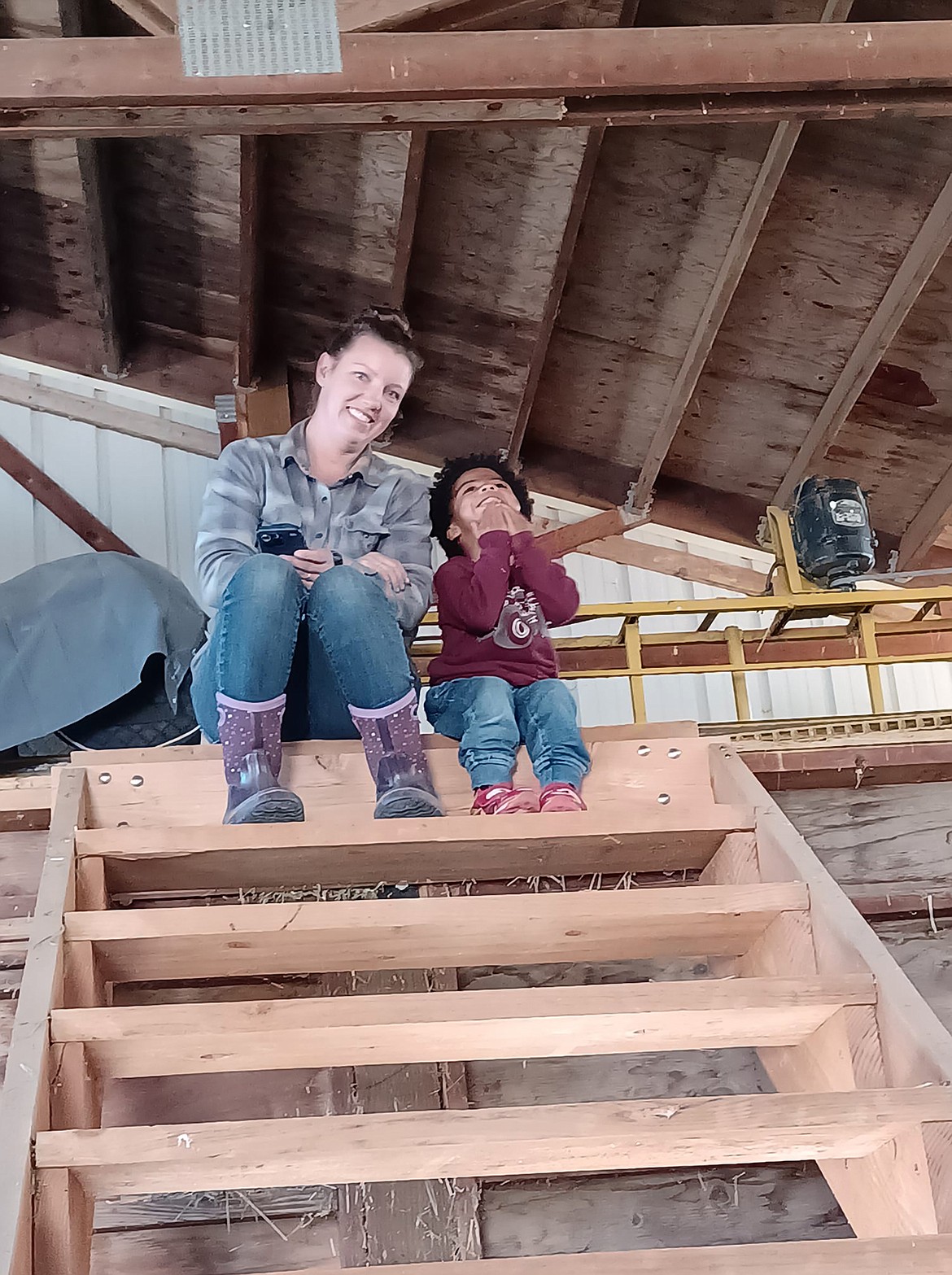 Theo and Laura are pictured at the North Idaho Therapeutic Horse Riding facility in this Best Shot shared by Christa Insley.