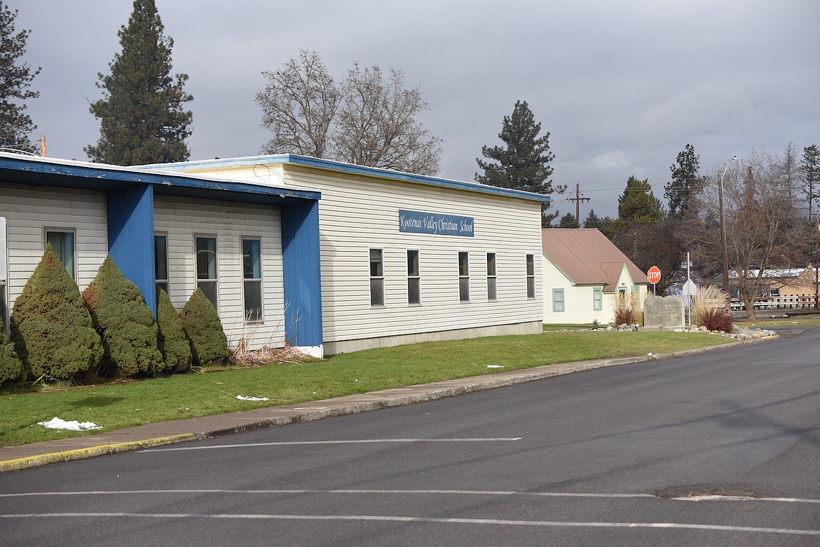 The streets near Kootenai Valley Christian School are slated to get new stop signs and other traffic devices meant to improve safety. (Scott Shindledecker/The Western News)