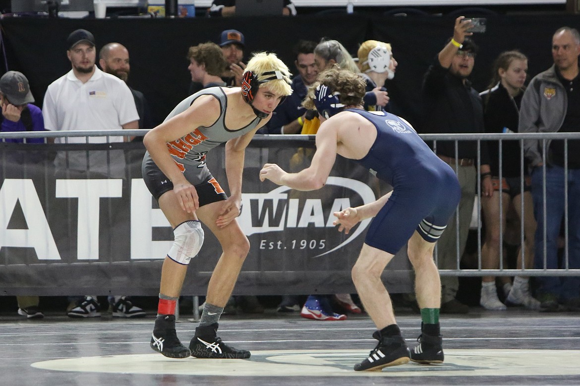 Ephrata senior Zander Boyd, left, is Ephrata’s lone state veteran returning to the mat this winter.