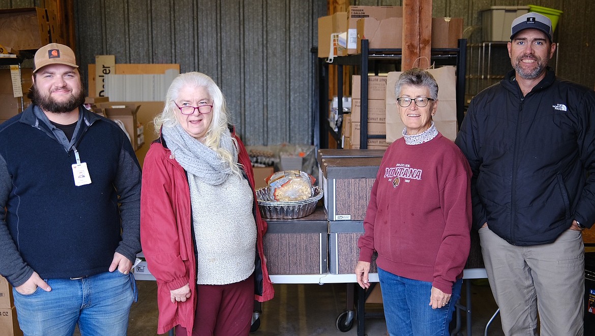 Volunteers at the Ronan Bread Basket recently took possession of sizable donation of goods and money from St. Luke Community Healthcare. (Courtesy photo)