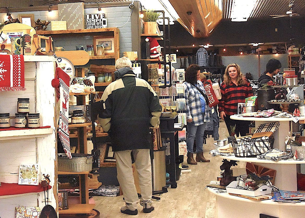 Customers flocked to Second Nature Gifts and Goods during Shop Small Business Saturday. (Berl Tiskus/Leader)