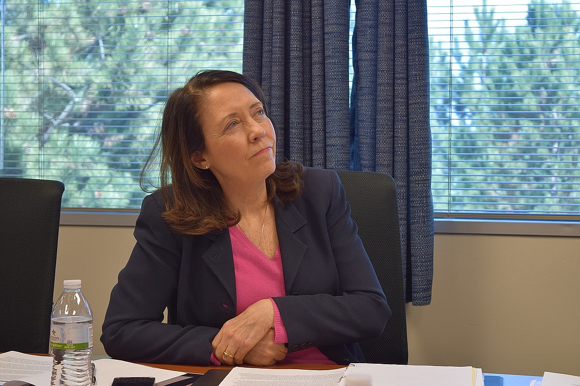 U.S. Senator Maria Cantwell during a visit to the Port of Moses Lake in April of 2018. Cantwell is working to help tribal entities in Washington access programs that can help develop tribal economies which can then impact neighboring communities.