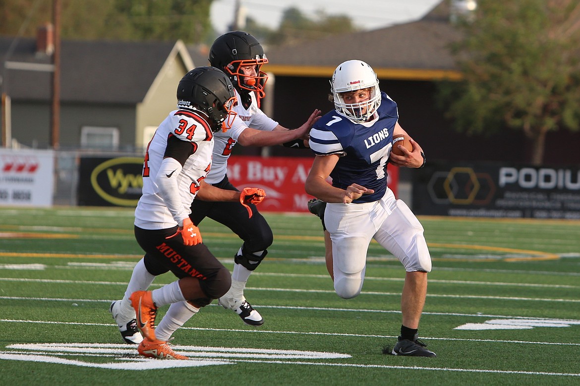 MLCA/CCS’s Rubin Ulyanchuk, right, was one of five Lions to receive first-team all-league honors this season.