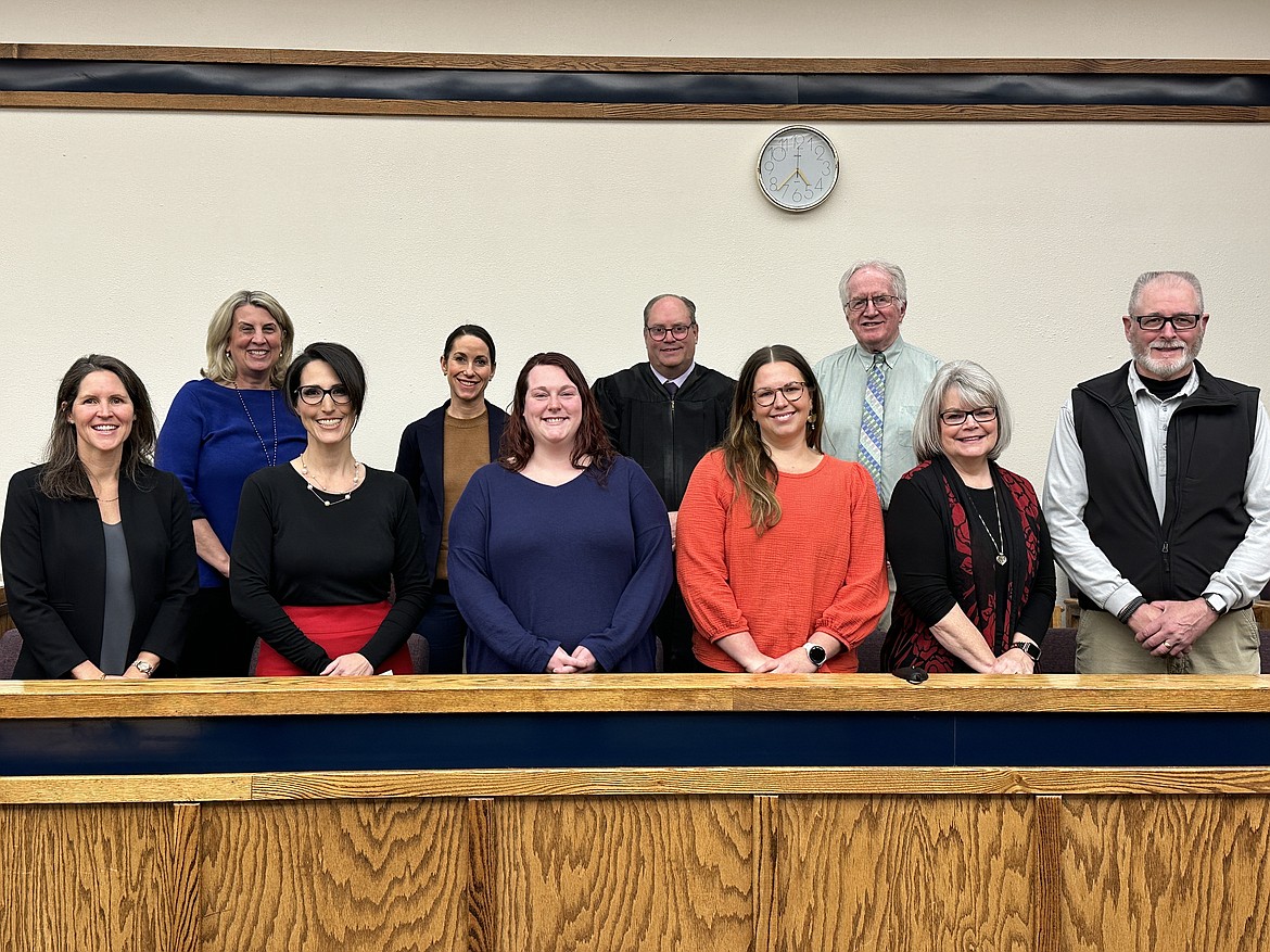 Six community members on Nov. 13 were sworn in as Court Appointed Special Advocate/Guardian ad Litem volunteers for Flathead County.