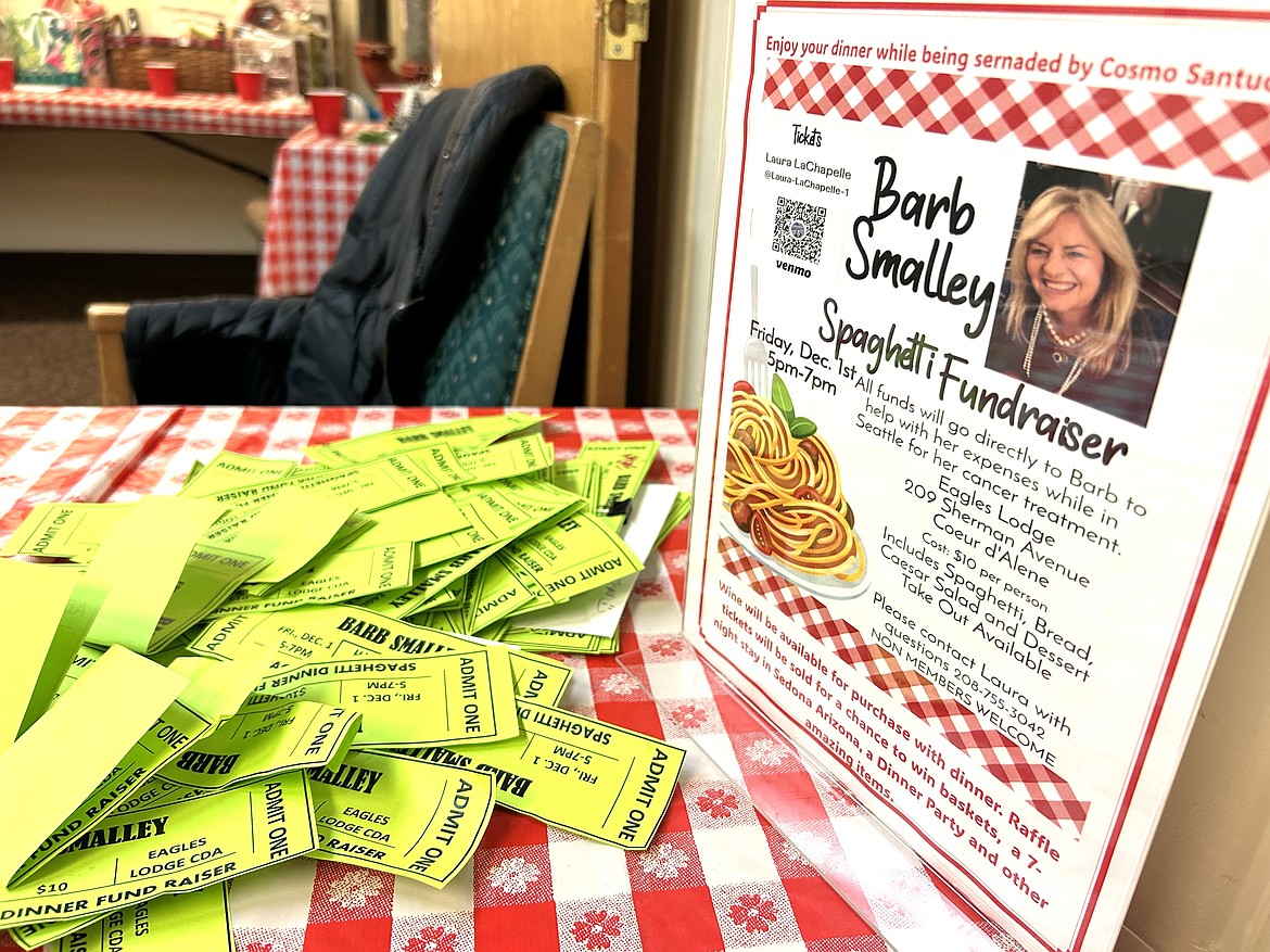 Hundreds of tickets were sold for the Barb Smalley fundraiser on Friday.