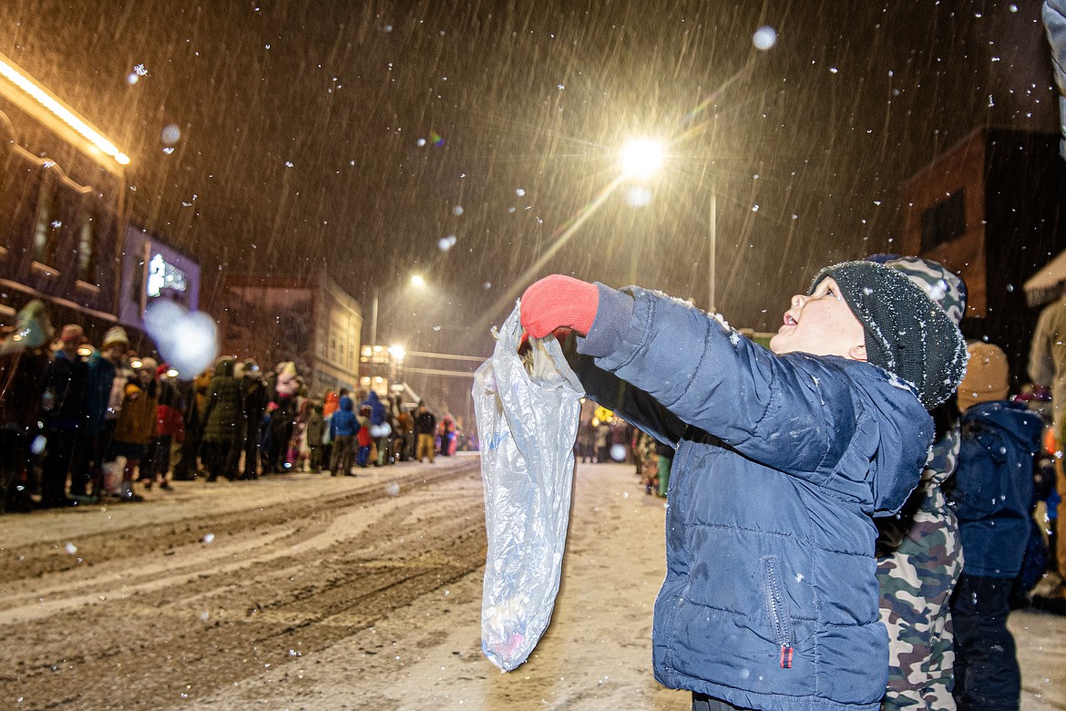 The Night of Lights parade down Nucleus Avenue on Friday, Dec. 1. (Avery Howe photo)