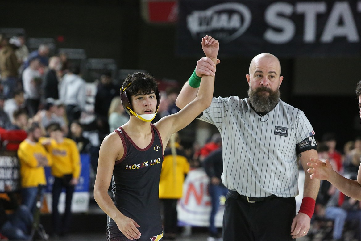 Moses Lake sophomore Ian Garza, left, was one of six Mavs to place at the Bob Mars Invite last weekend.