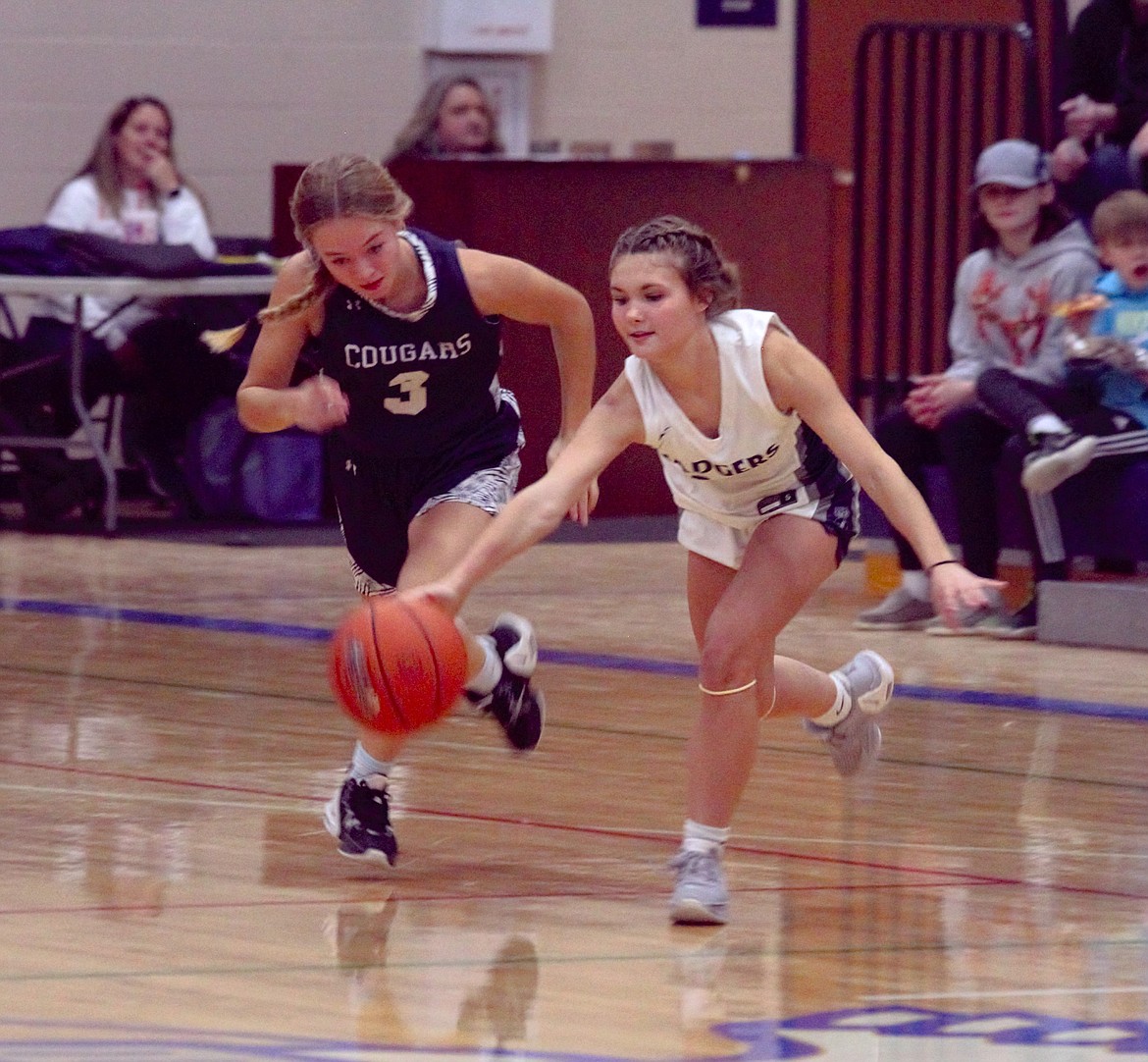 Alexys Mierke earns a steal against Stillwater Christian.