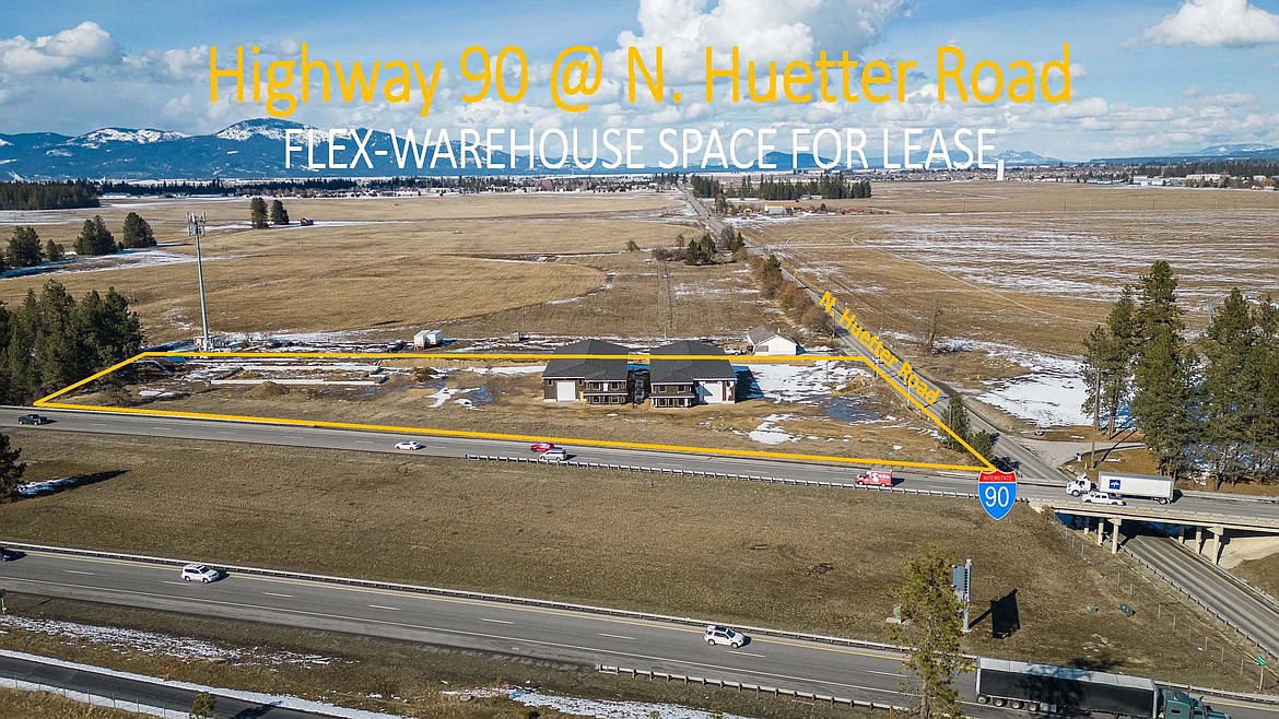 Huetter Business Center is opening soon on Huetter Road.