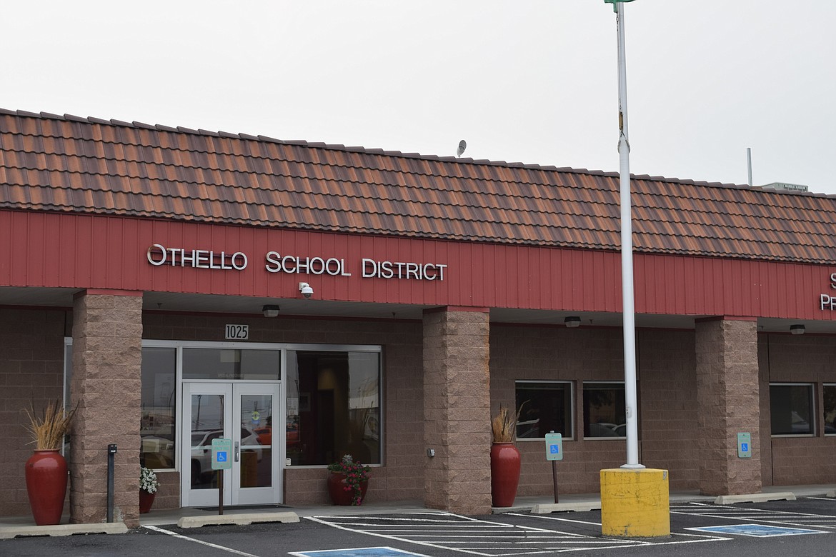 The exterior of the Othello School District administration building on First Avenue. OSD Assistant Superintendent Jessica Schenck said the district’s enrollment is staying fairly flat and it is in a stable financial position.