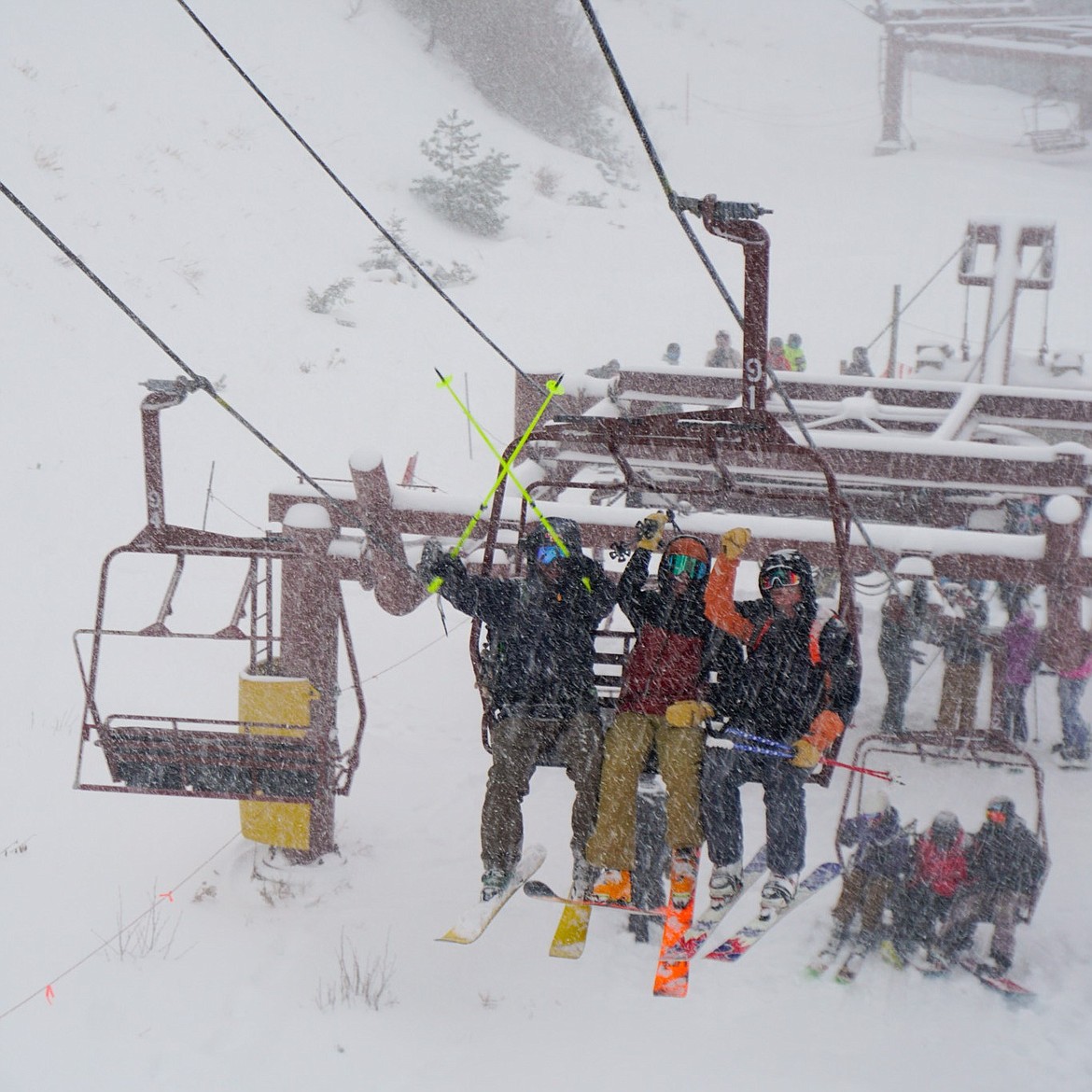 Some winter recreation enthusiasts were so eager to hit the slopes at Silver Mountain that they were lined up as early as 5 a.m. on opening day to secure their spot in line for the first chair lift.