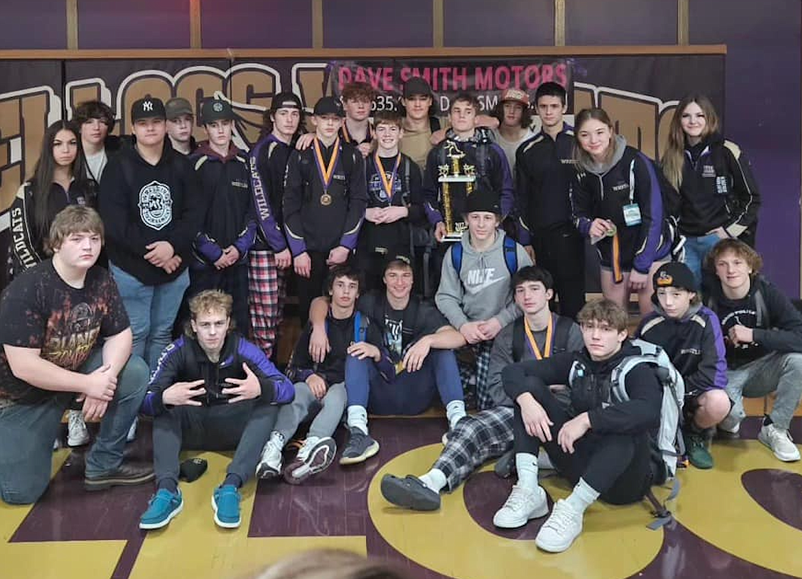 The Kellogg High School wrestling team won the George Wild Memorial Tournament this past weekend at KHS. The team had four individual champions: Kolter Wood, Johnny Stovern, Jaeger Hall and Izzy Davis.