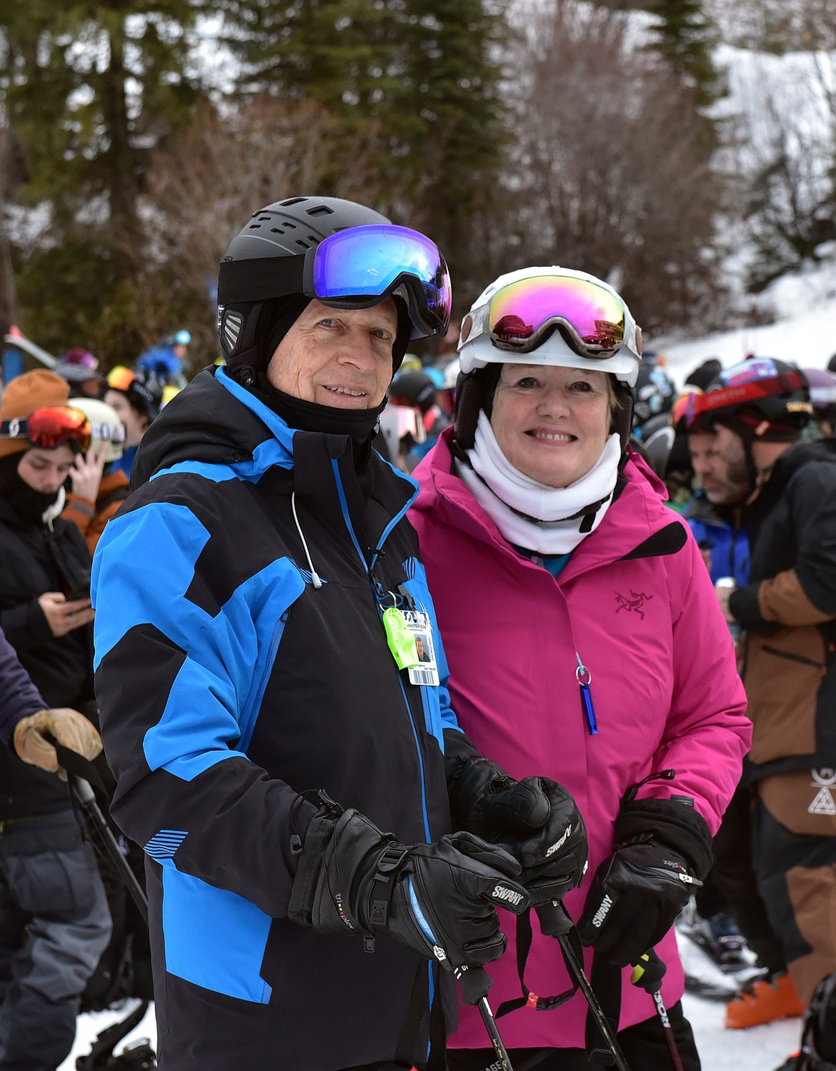 Opening day, Dec. 7, 2023, at Whitefish Mountain Resort. (Julie Engler/Whitefish Pilot)